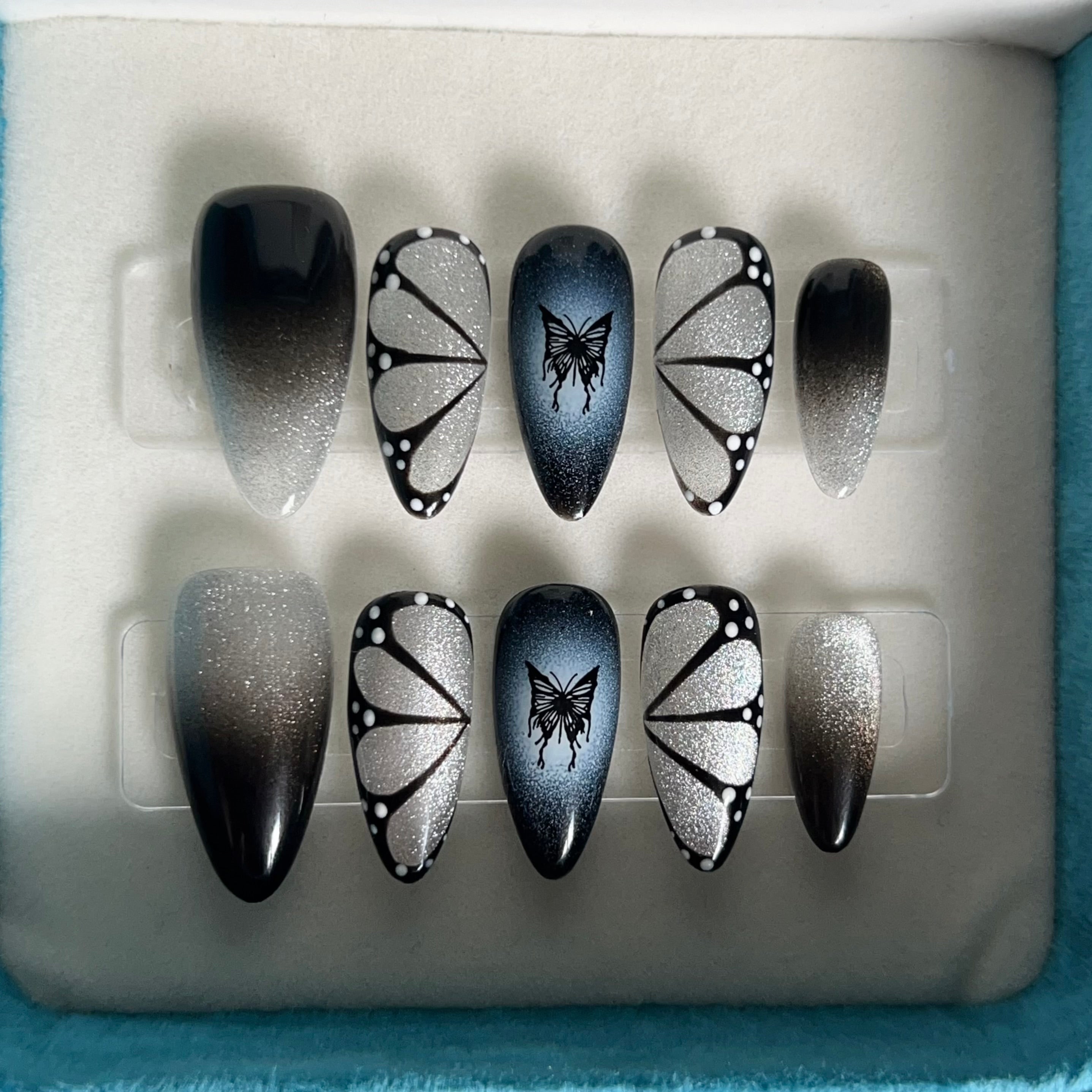 Black Butterfly Cat Eye