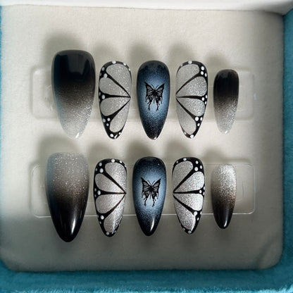 Black Butterfly Cat Eye