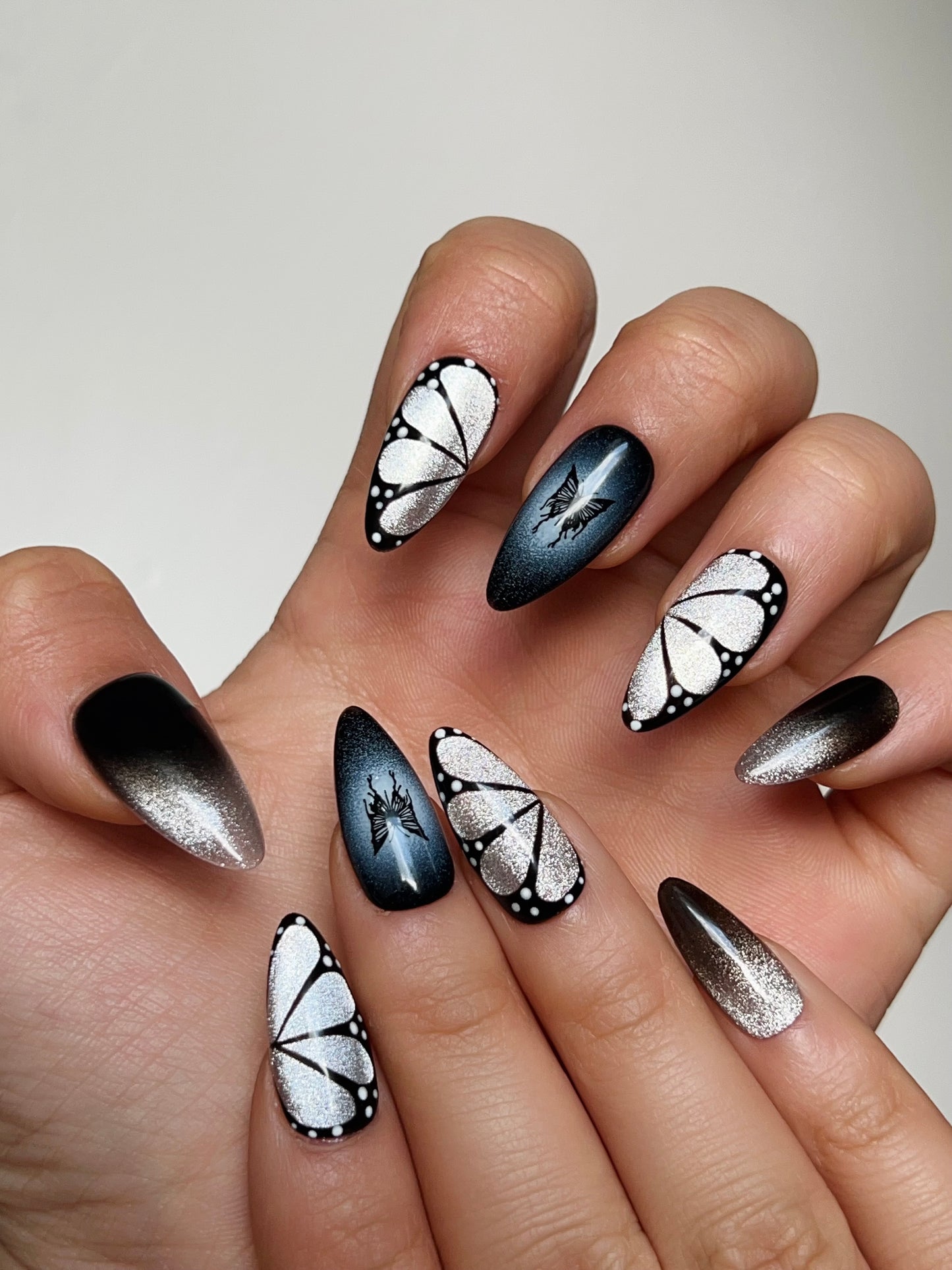 Black Butterfly Cat Eye