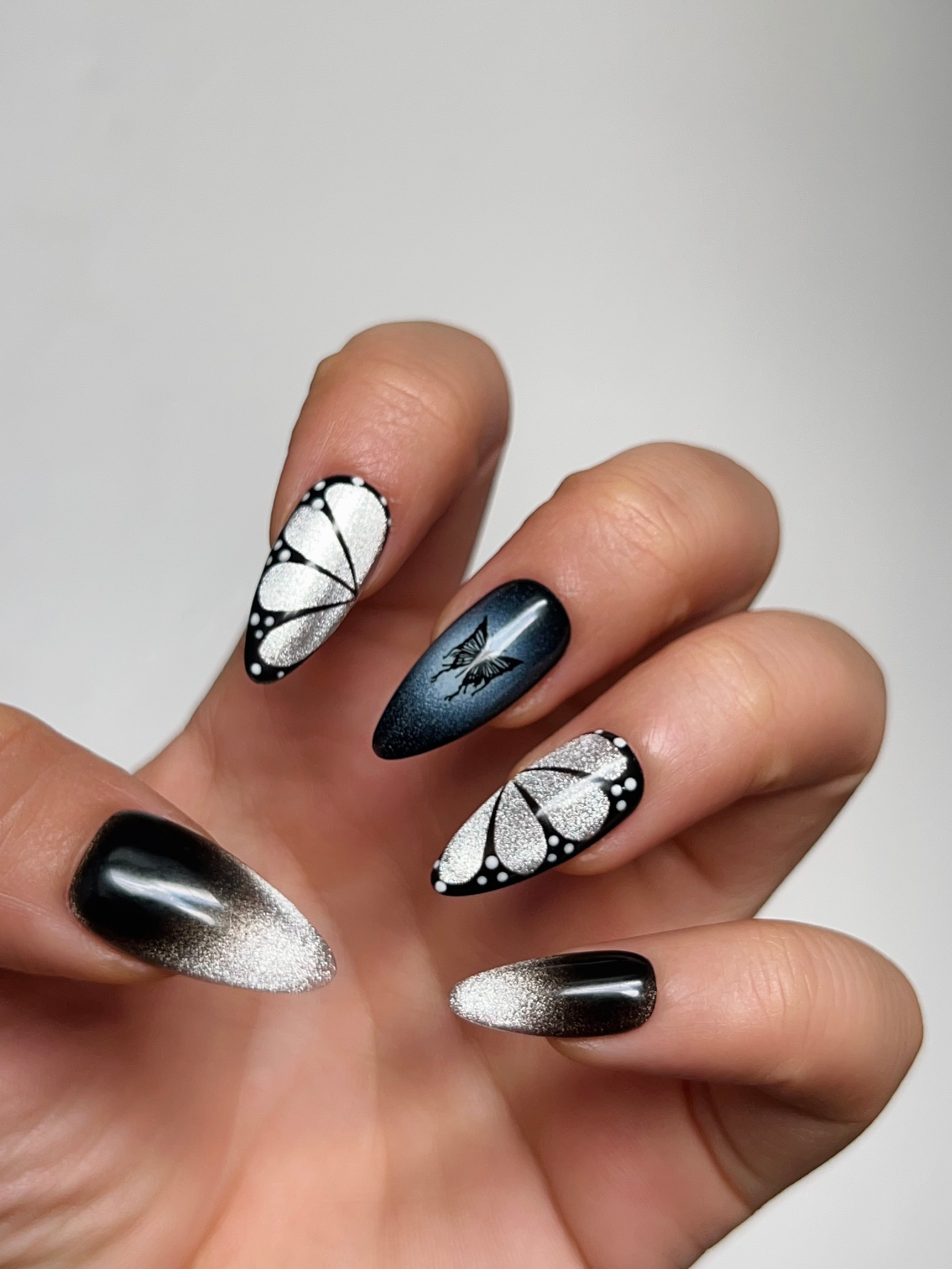 Black Butterfly Cat Eye