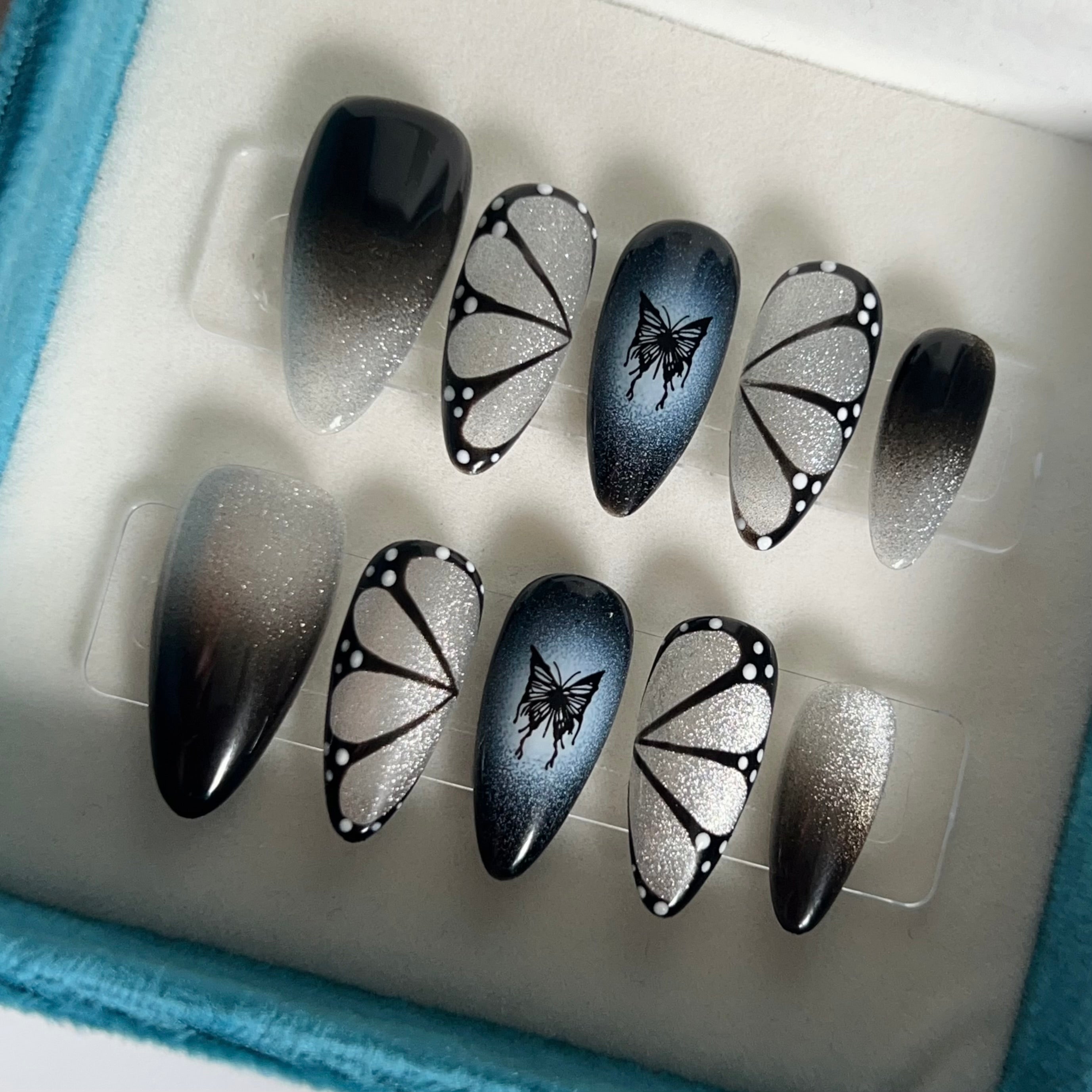 Black Butterfly Cat Eye