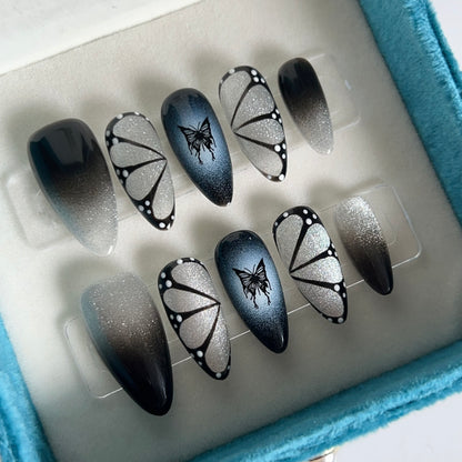 Black Butterfly Cat Eye