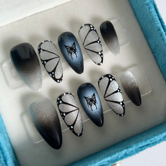 Black Butterfly Cat Eye