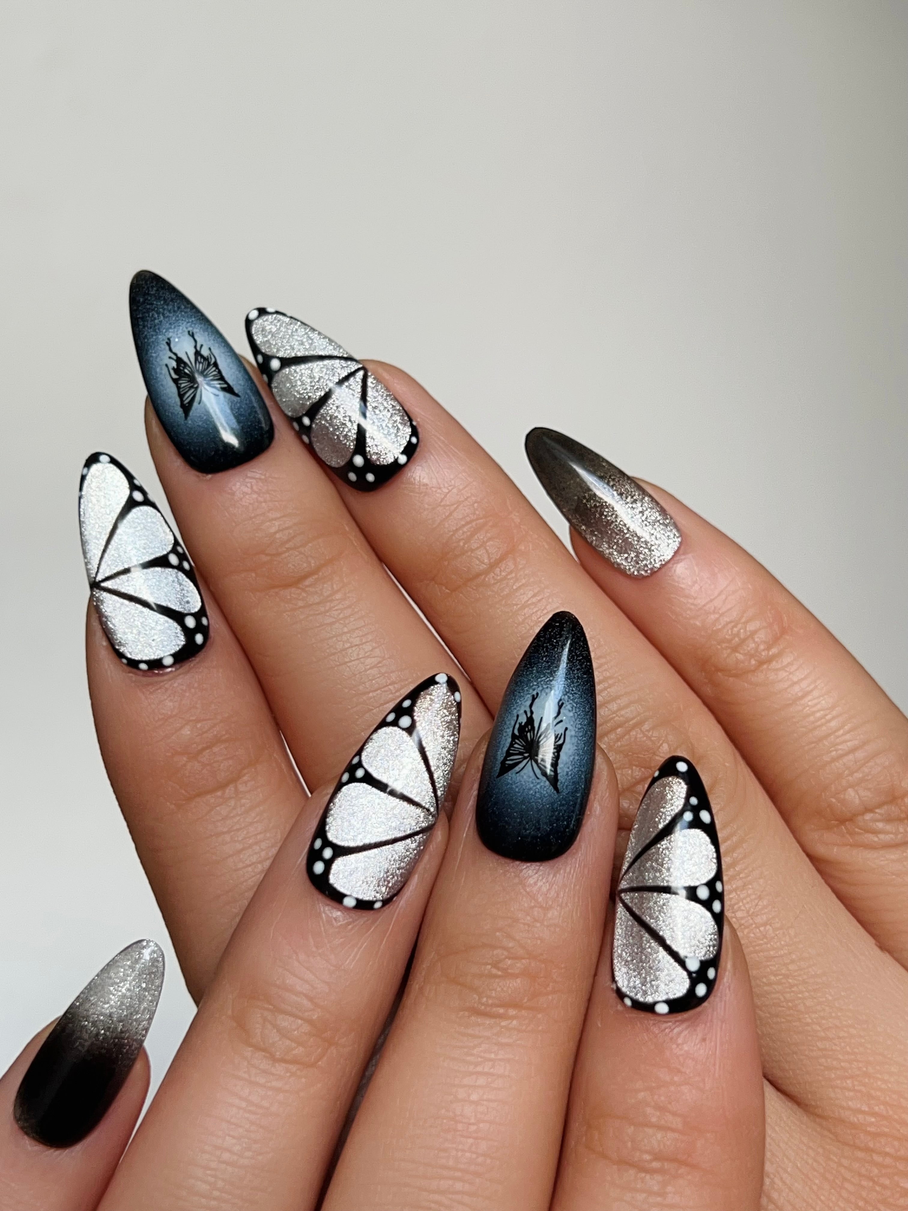 Black Butterfly Cat Eye