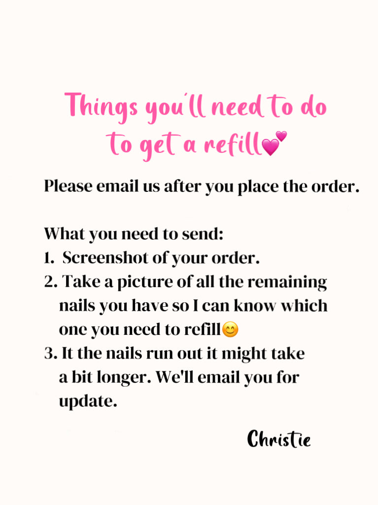 Nails Refill Service