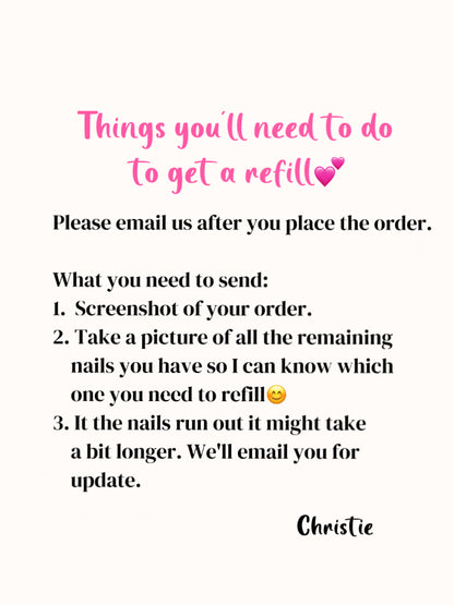 Nails Refill Service
